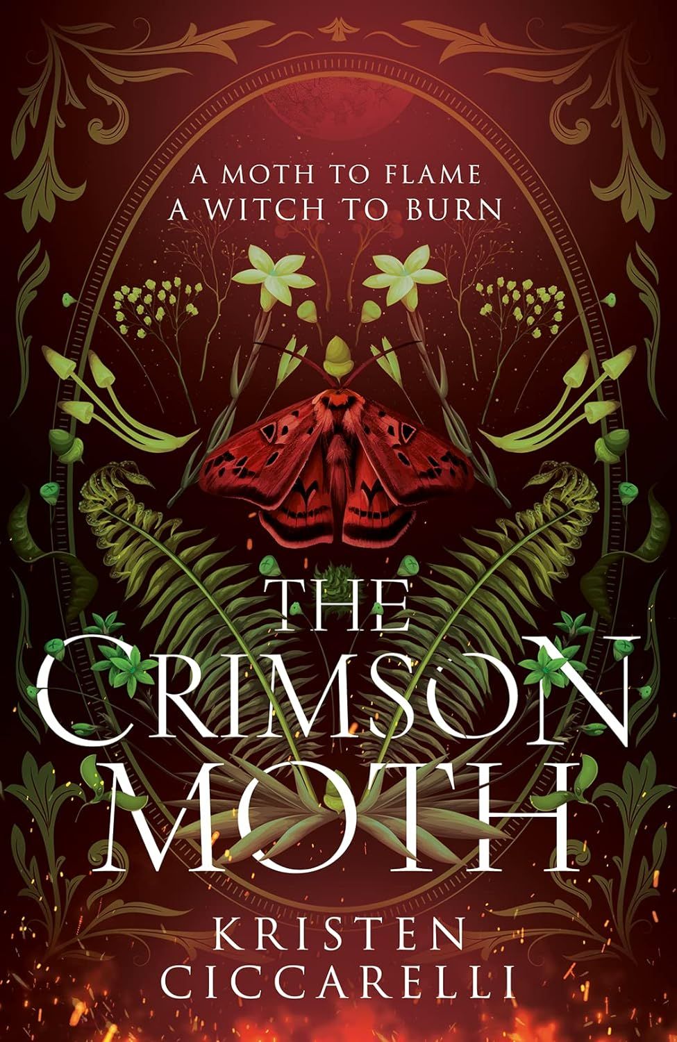 Crimson Moth by Kristen Ciccarelli